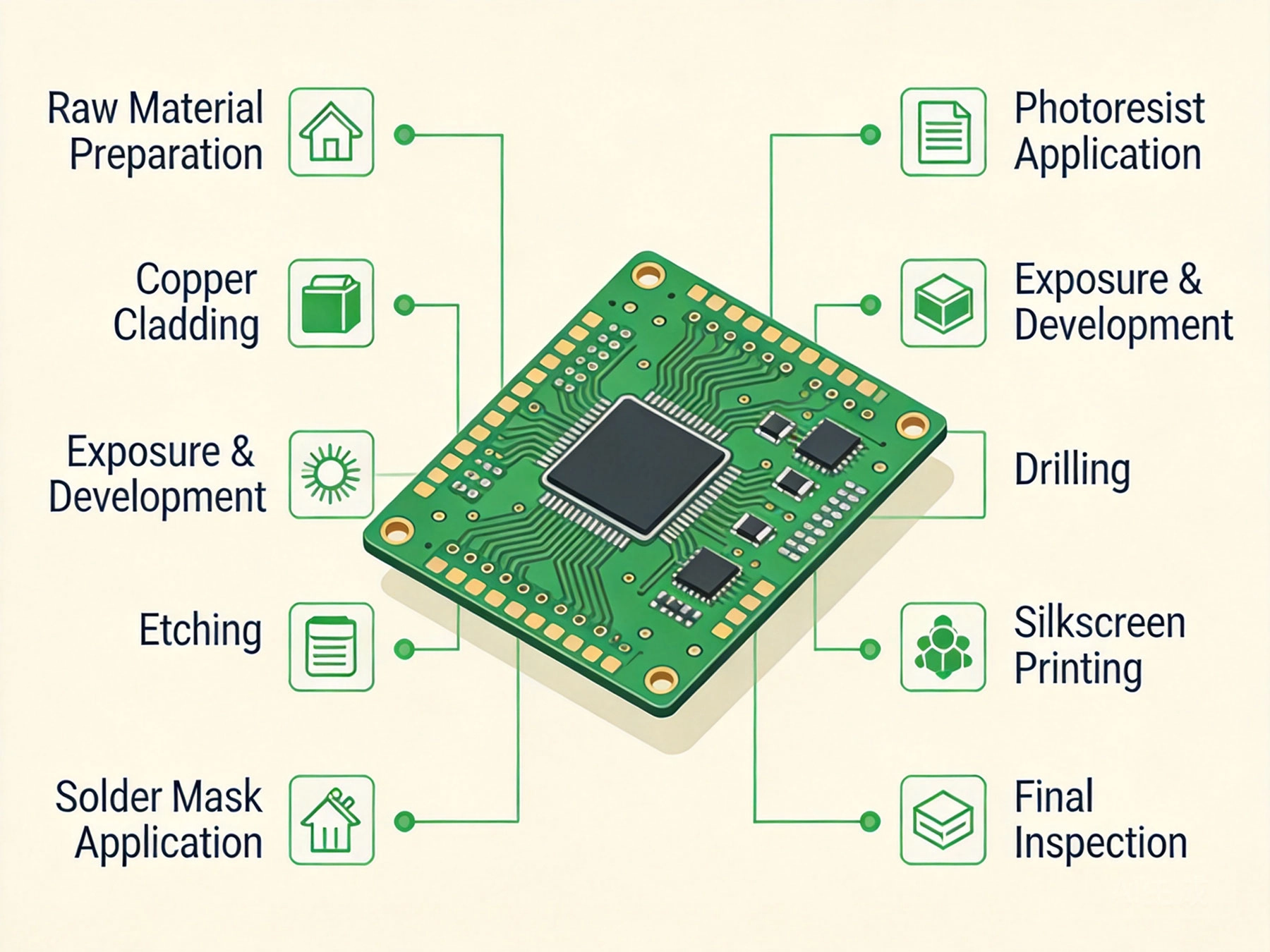 A Step-by-Step Walkthrough of the PCB Fabrication Process